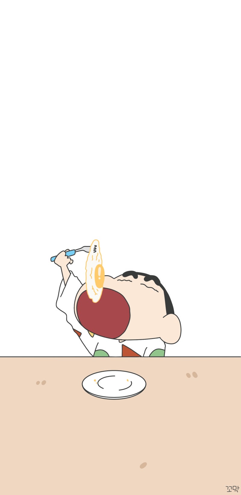 짱구 먹방 배경화면 : 네이버 블로그