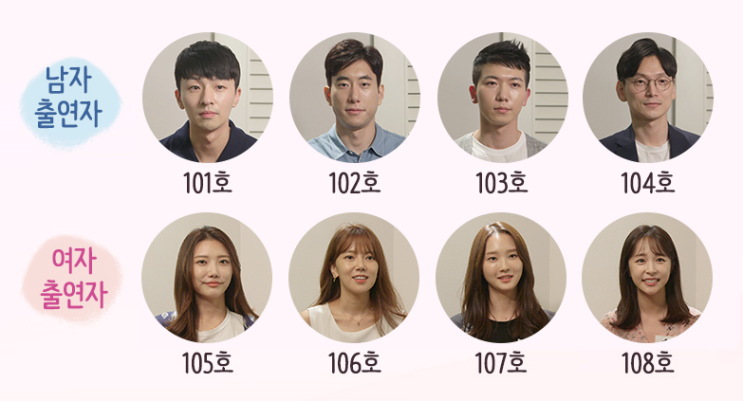  SBS 로맨스패키지 서울편 2탄 12회 복잡해진 8인의 러브라인! 직업은~??(로맨스패키지12회직업,로맨스패키지서울편직업,101호박정훈팝페라가수,102호성상훈금융투자PBS,103호조정현자동차연구원,104호현창윤변호사,105호정다이감성에세이작가,106호최수아쇼호스트,107호오주희모자쇼핑몰CEO,108호모에카일본인모델VJ)