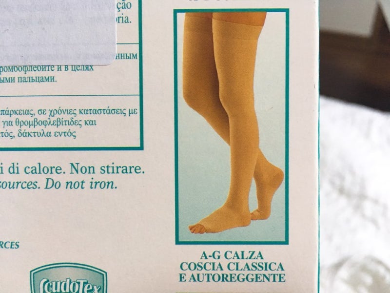 임신을 위한 의료용 압박 스타킹 및 밴드 처방 검토 2