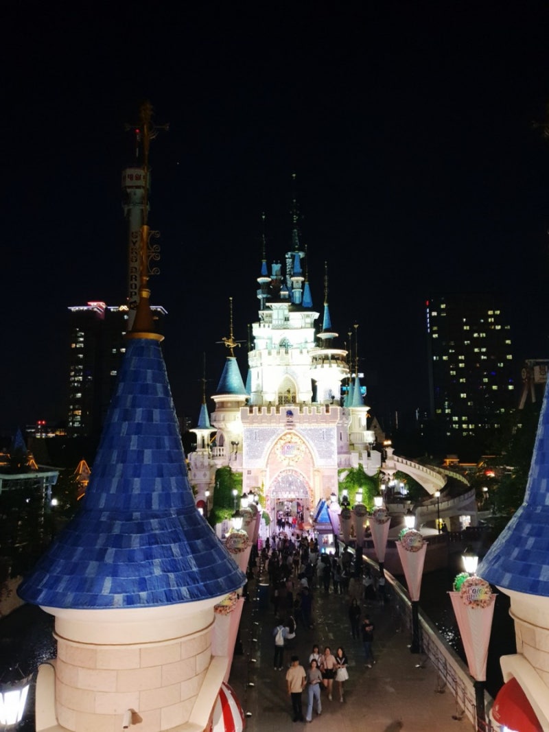 롯데월드 아슬아슬 타이밍 야간개장 다녀오기 : 네이버 블로그