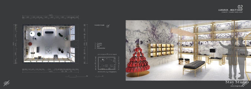 건축 · 인테리어 포트폴리오 Project 96/ 멀티샵 인테리어 :: MULTI SHOP INTERIOR' - STAY ...