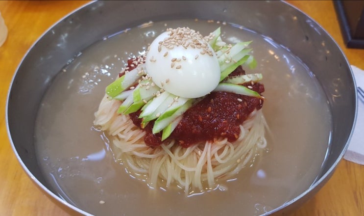  인천 부평역사 음식백화점 혼밥 맛집, 부산밀면충무김밥