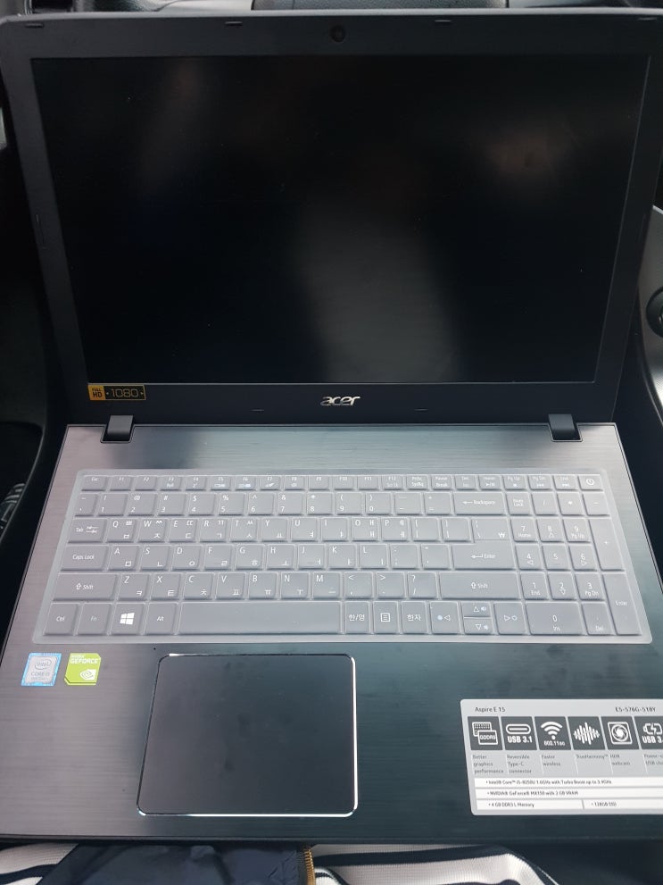  <노트북과컴퓨터>부산 강서구 명지동 ACER 노트북액정수리 노트북사설수리 ACER E5-576G-518Y 액정교체  출장수리