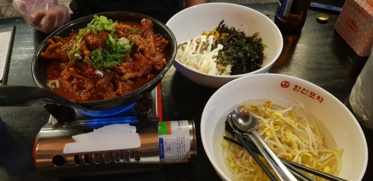  평택 서정동 송탄출장소 맛술집, 한신포차 닭발 옛날통닭 맛있어~
