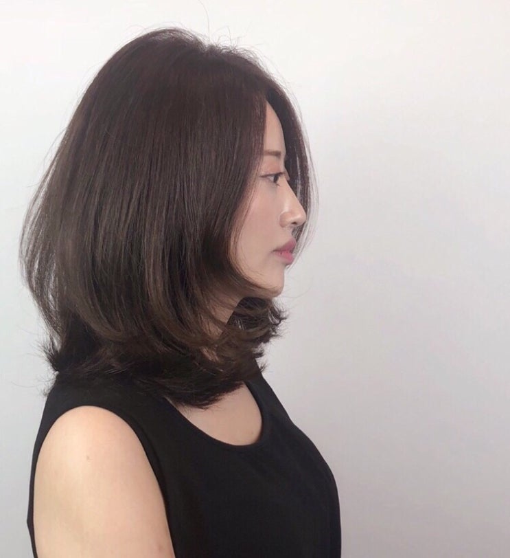  하남미사미용실 공작헤어메이크오버"단발 레이어컷 초코맛"