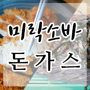  당산역, 영등포구청역 돈까스 냉모밀 전문점 미락소바 숨은 돈가스  맛집!! 무더위 날려버려!