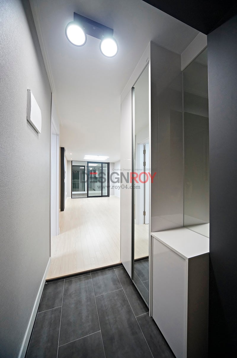 모던 빈티지한 스타일의 21평형 아파트 인테리어 - Design by 로이 : 네이버 블로그, image size:800x1204