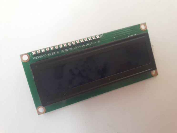  아두이노 예제 -3편- 16x2 LCD 사용 (I2C LCD 모듈)