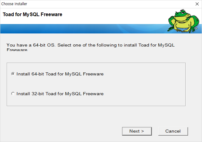 Toad for MySQL 설치