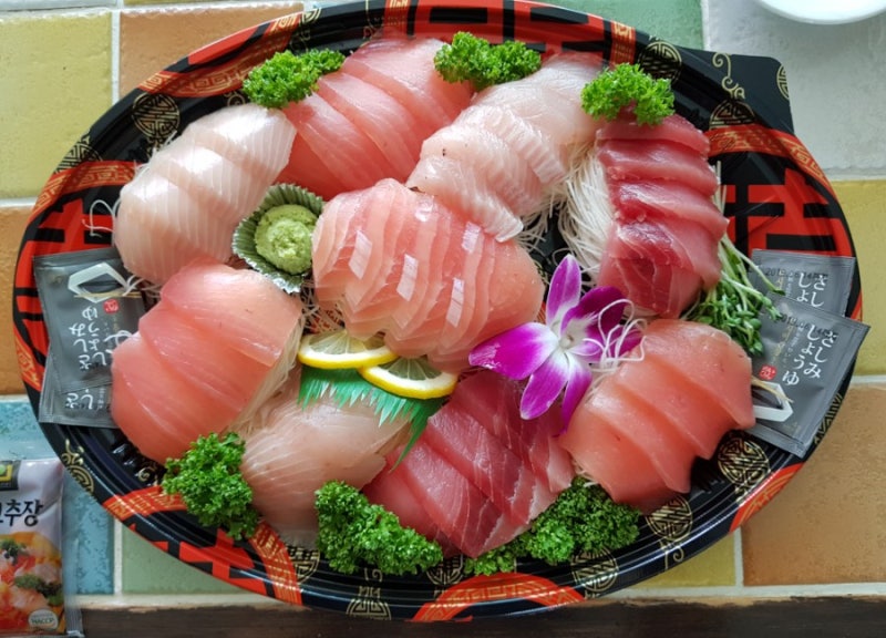 롯데마트 참치회,초밥