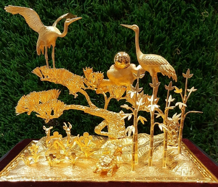  고희.칠순.희수.팔순.미수.금.선물.순금십장생..시세.가격.금값/명동 롯데백화점 본점내 롯데호텔 한창  lotte hanchang