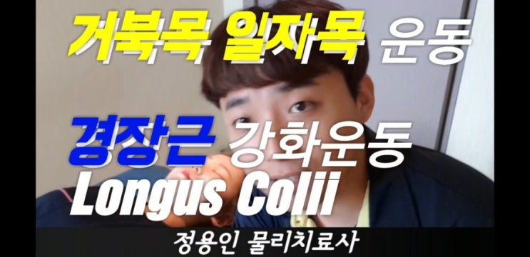  [경장근] 긴목근 도수치료 해부학 일자목,거북목,목통증시 강화 운동 해야 하는 Longus colii