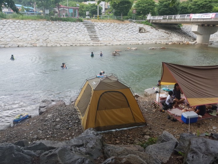  운일암반일암계곡 노적교다리 물놀이~