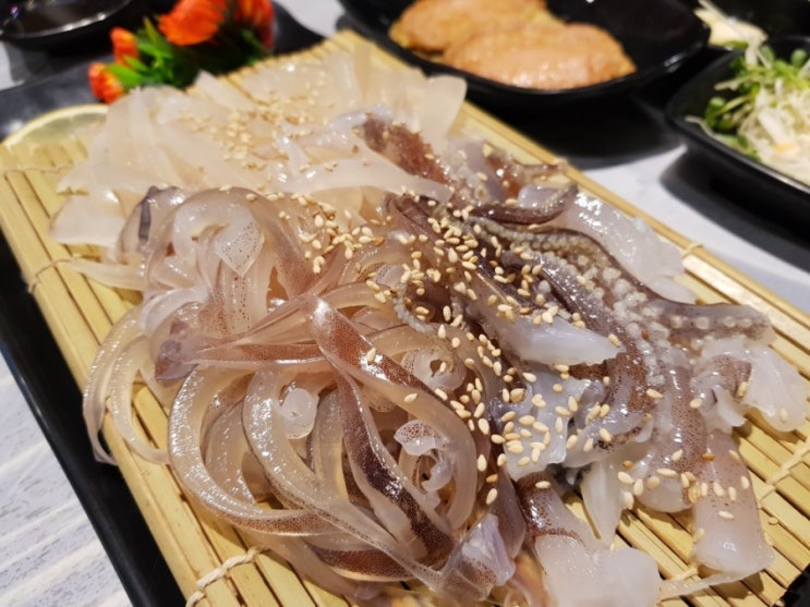  서산 동부시장 튀김에 막걸리/호수공원 오징어 광어 간만에 맛 본 오징어회