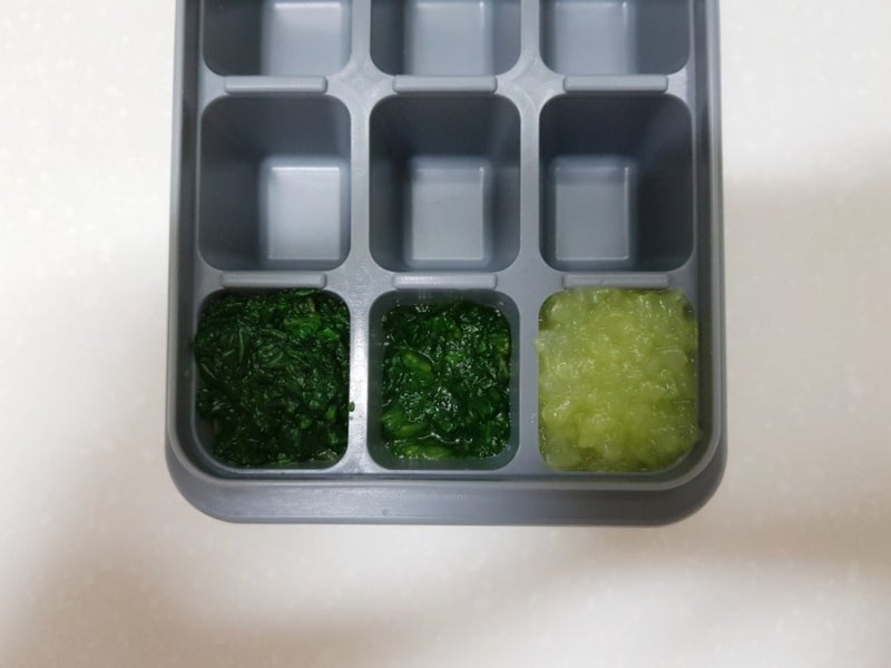 청경채 오이 큐브 초기이유식준비물 이유식도마
