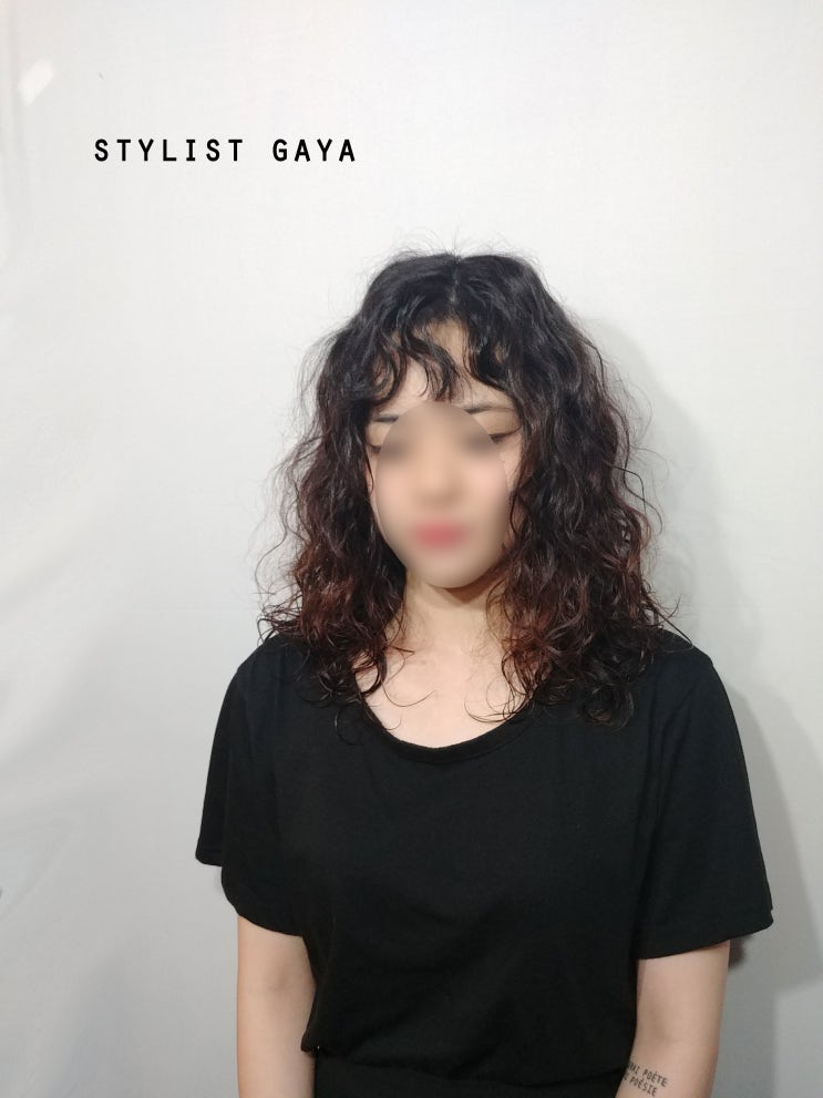  내 뒤에 테리우스 정인선머리, 중단발 히피펌
