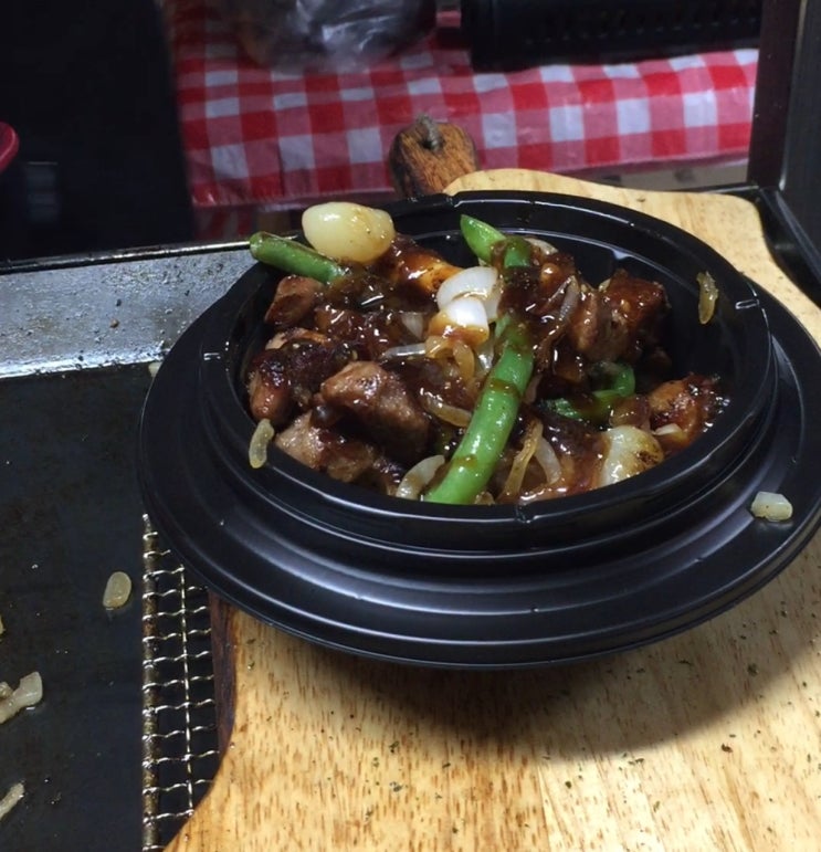  [진영 바람개비야시장] 불판위에 피그몬, 불맛나는 목살스테이크~