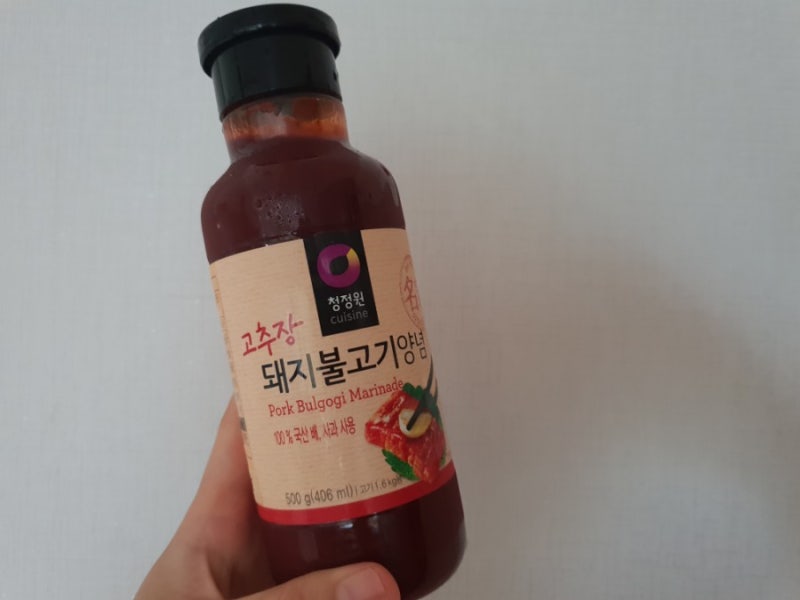 고추장돼지불고기양념 집에서 만들어먹기 청정원양념장