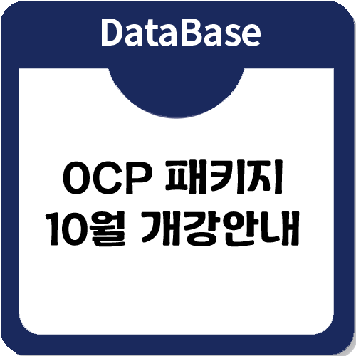 오라클 OCP자격증 취득 주말반(OAEC,WDP) 개강 안내