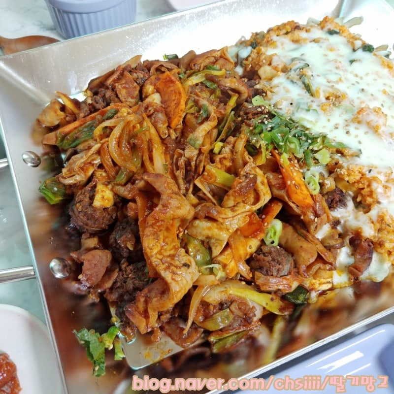 순대곱창볶음 레시피, 아토마켓 숯불곱창볶음으로 간편하게!
