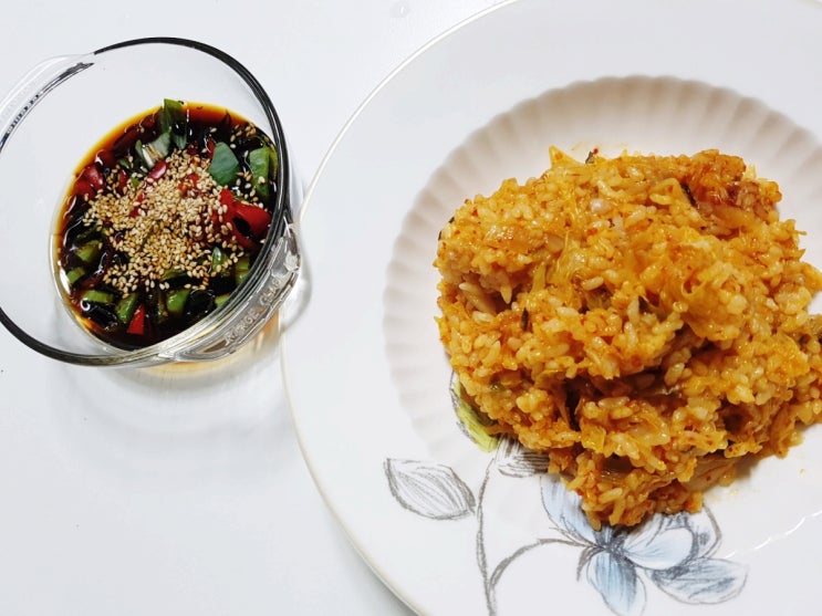  간단하게 백종원 '김치밥' 만들어 먹자