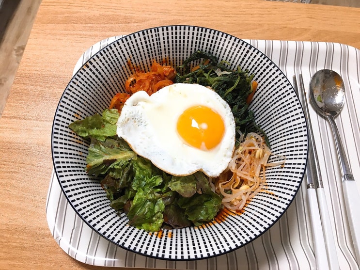 백종원 비빔밥 레시피로 간단하게 밥먹기!