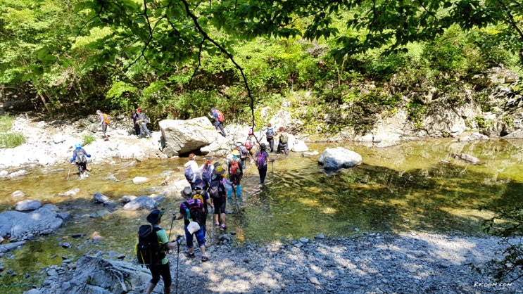 인제 방태산 아침가리 계곡 트레킹