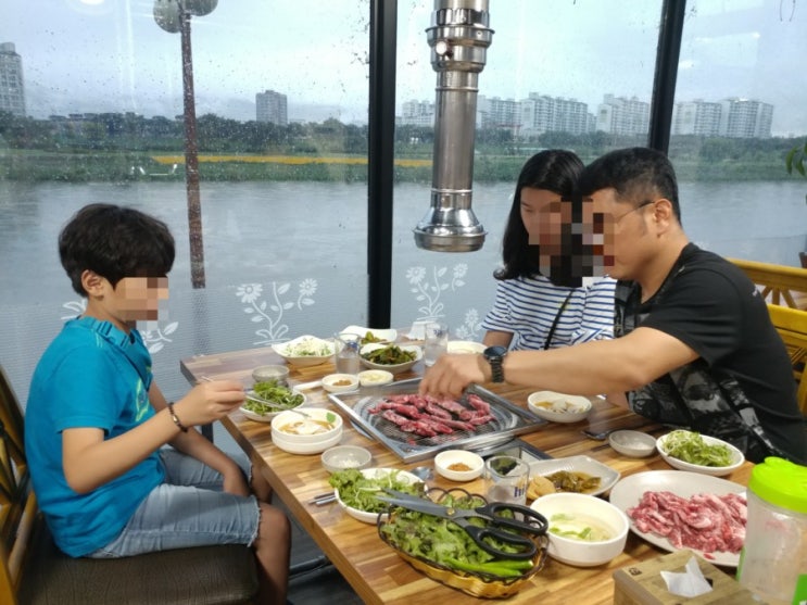  동촌 유원지 강변 맛집 청통한우식육식당