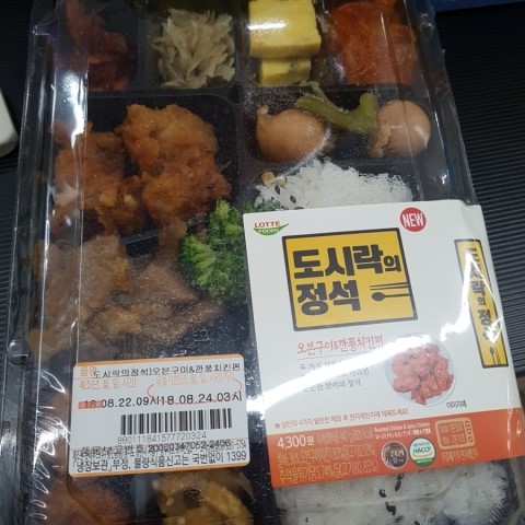  간편 사골 우거지국 & 도시락의 정석 (오븐구이 & 깐풍치킨편) & 부타동 샌드위치 먹방 혹은 리뷰