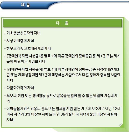 신혼부부 양육수당 및 아이돌봄서비스 지원 신혼부부 양육수당 및 아이돌봄서비스 지원