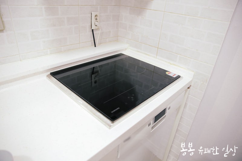 삼성 전기레인지 인덕션 식기세척기 위에 빌트인 설치 후기