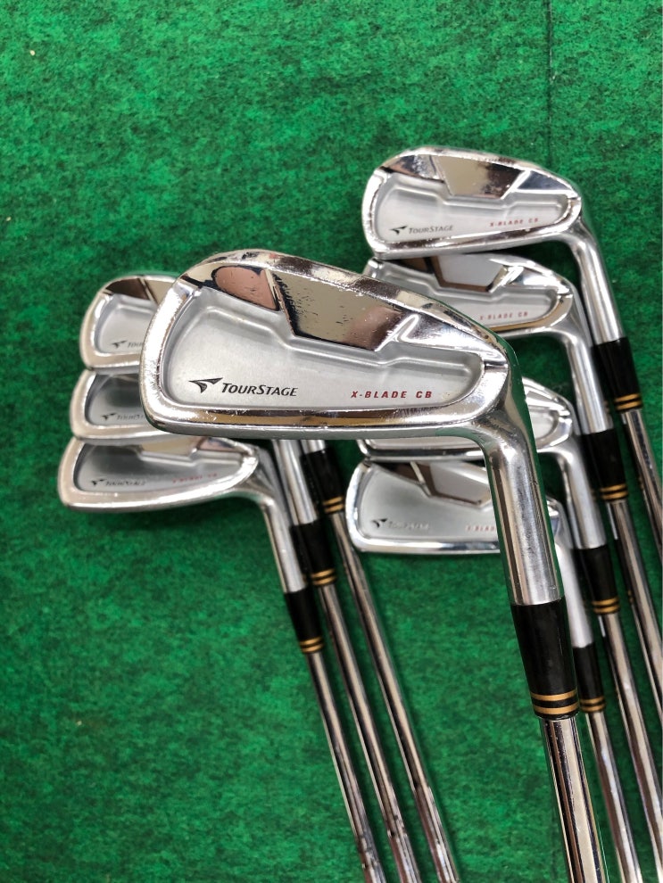  투어스테이지 엑스블레이드 CB 프리미엄 포지드 아이언 세트 TOURSTAGE X-BLADE CB PREMIUM FORGED DYNAMIC GOLD