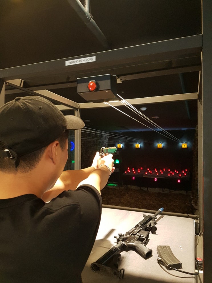 잠실새내 데이트 실내사격장 샷앤비어 체험후기~^^