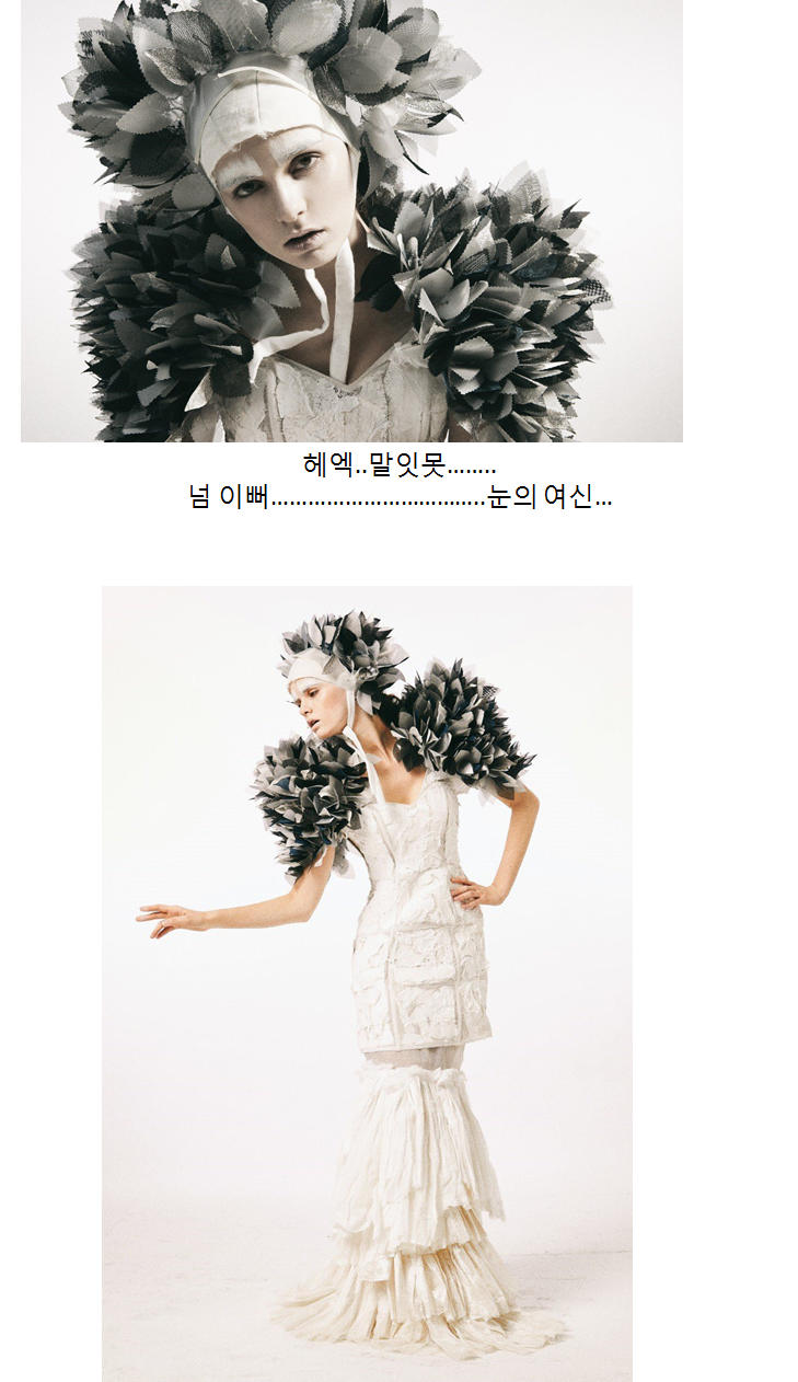  [장안대학교 스타일리스트과] 졸업작품 - 'The Snow Queen'조