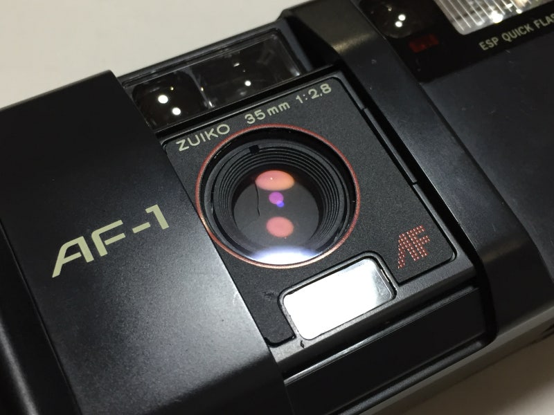フィルムカメラ Olympus AF-1 QUARTZ DATE F0818-9ID p Olympus AF-1 QUARTZ DATE F0818-9ID p オリンパスAF-1TWIN