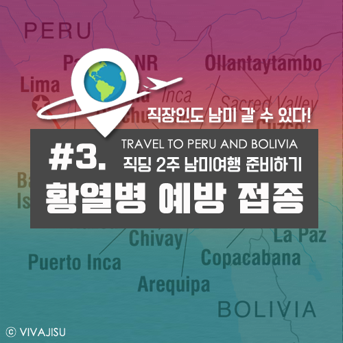    페루 볼리비아 | 직장인 2주 남미 여행 준비 꿀팁#3. 황열병 예방접종 하기