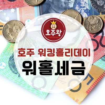  [호주워홀세금] 호주 워킹홀리데이 세금은 어떻게?