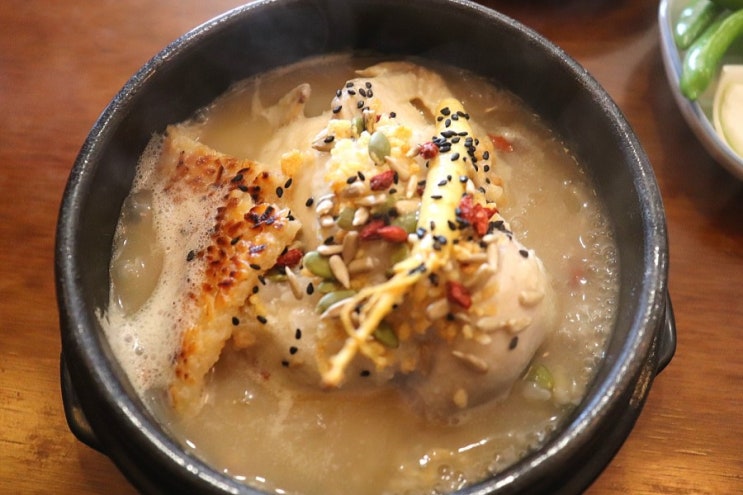  충남 당진 대덕동 삼계탕 맛집 곡물 가득 영양만점 송화삼계탕 먹고 힘내요!!