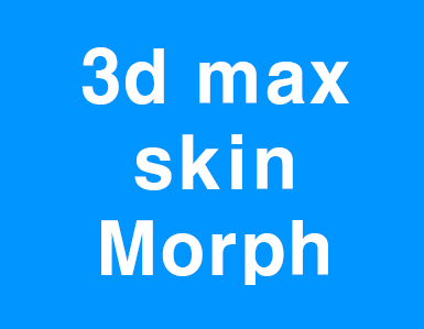  3d max skin Morph