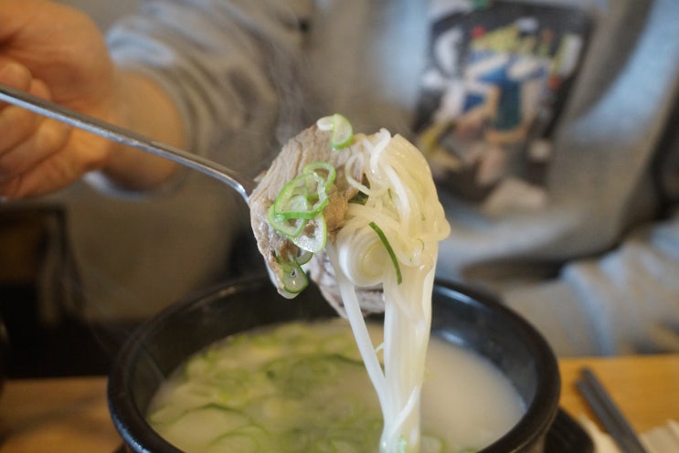  분당 설렁탕 맛집, 궁내동 대왕판교로 도로변에 있는 - M 가마솥 설텅탕
