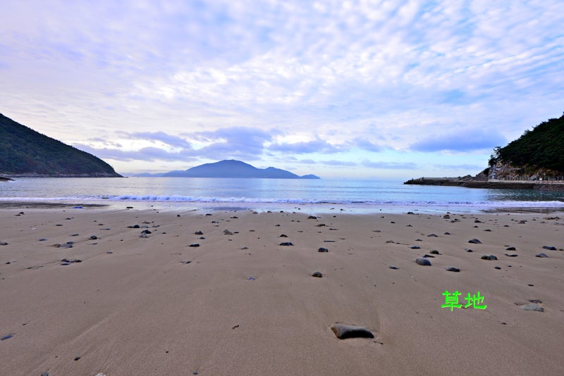 약산도 가사동백 해변  바다풍경 팬션