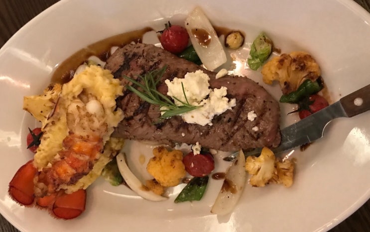  [인천 송도 데이트 맛집: 경복궁삼계탕/송도 센트럴파크 맛집 매드포갈릭 올리브쉬림프카슈엘라 + 립아이스테이크 & 리소랍스터 존맛]너마늘 사랑한다 했쨔나