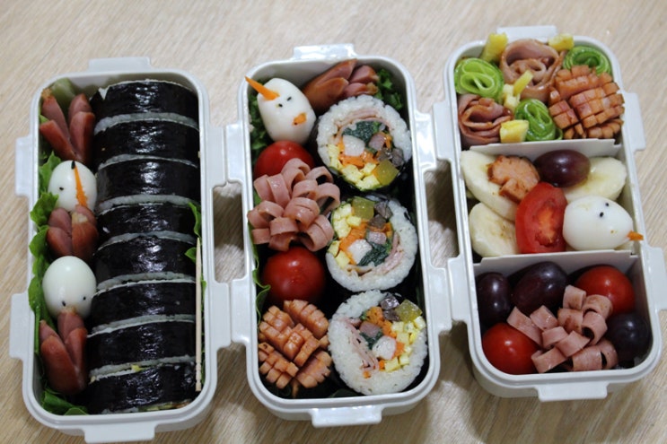  현장체험 도시락 _ 김밥 아들 거