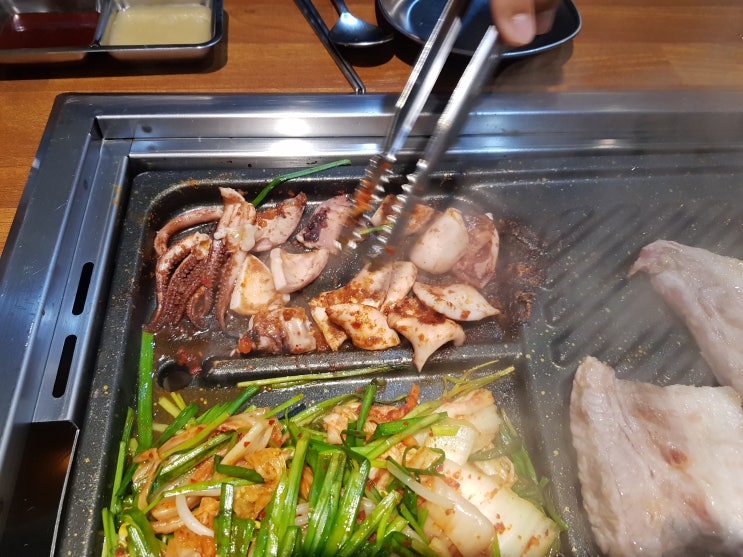  [오목교 맛집 ] 구운오징어와 삼겹살 : 돈오야