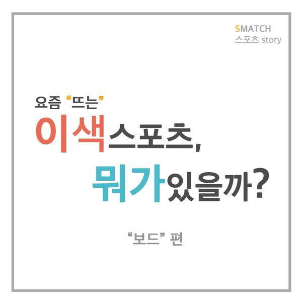  요즘 뜨는 이색스포츠, 보드(롱보드, 스케이트보드, 크루져보드)