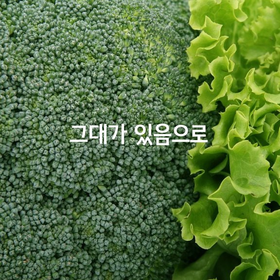  그대가 있음으로