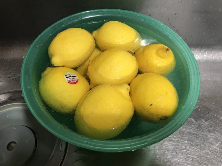 레몬주,레몬 담금주 만들기