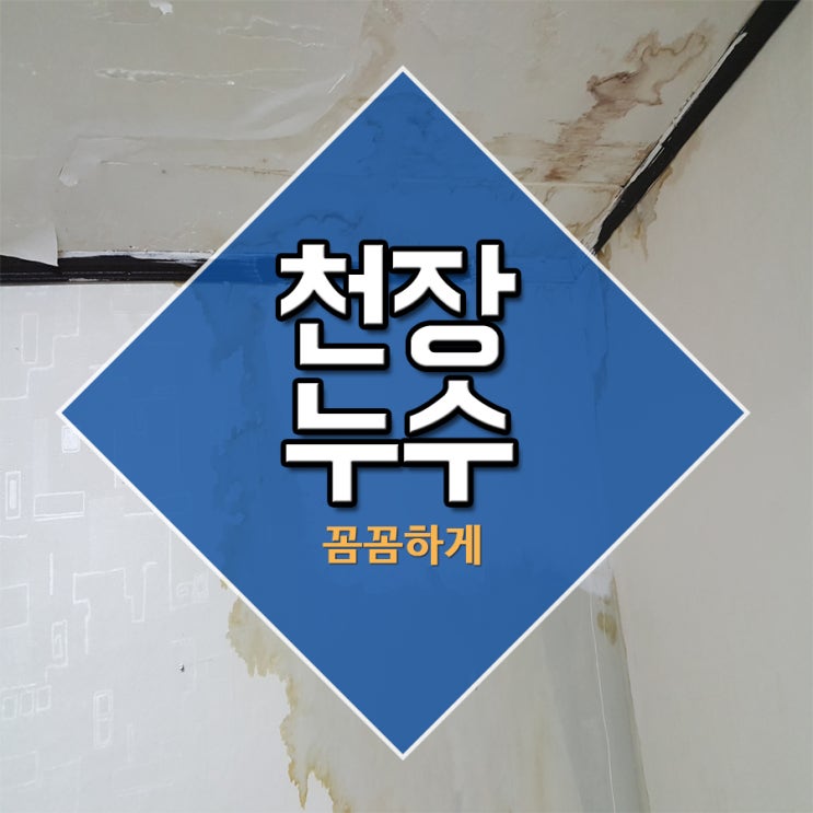  천장누수 꼼꼼하게