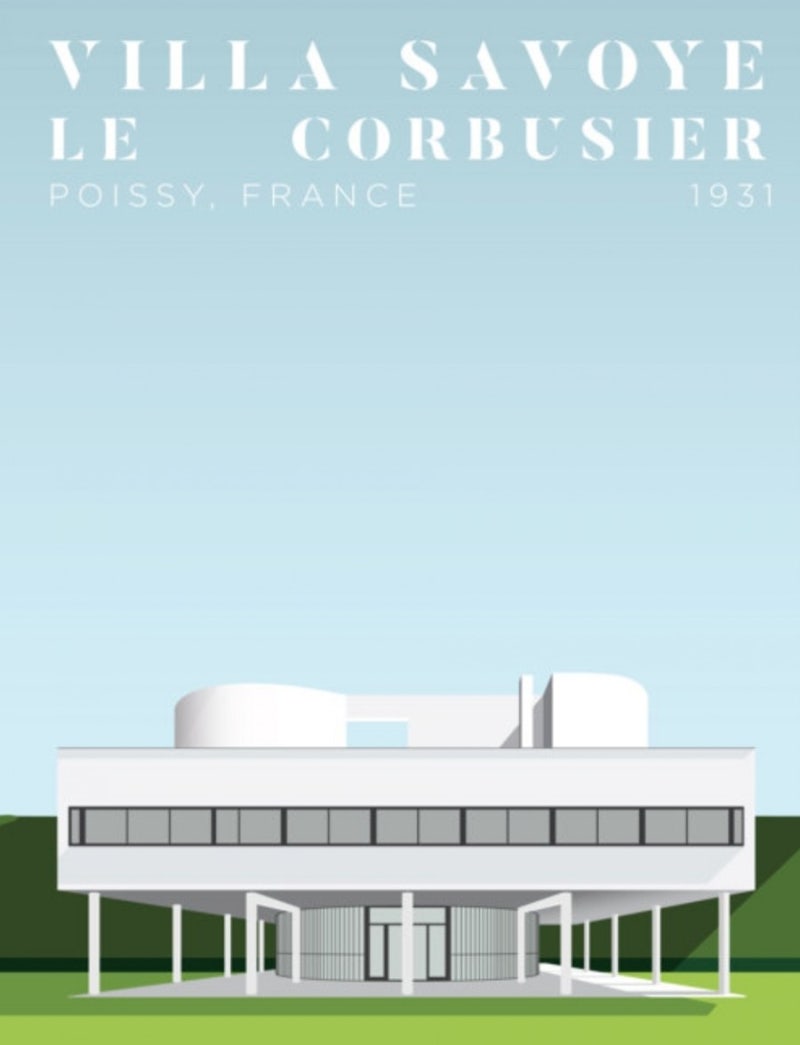 르 코르뷔지에의 빌라 사보아. villa savoye by le corbusier, near paris, france,1931 :  네이버 블로그, image size:800x1045