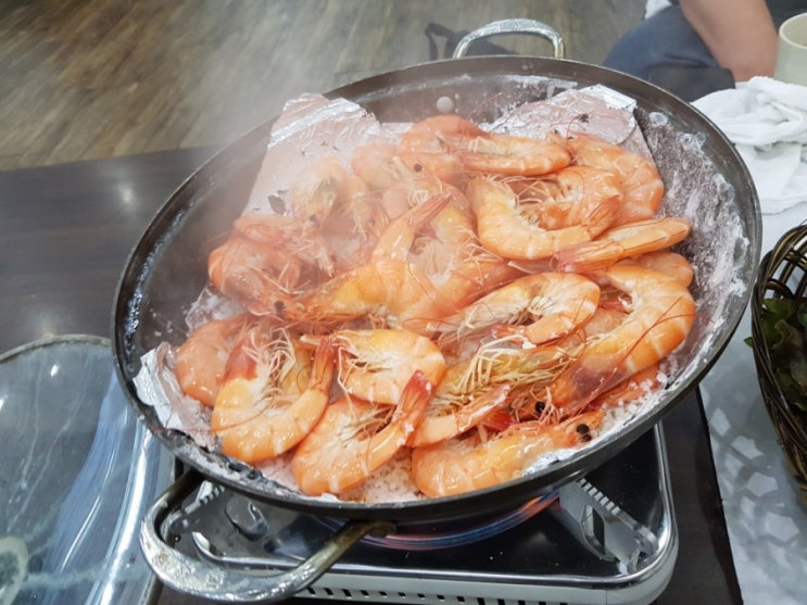 [천안 맛집] 두정동 신화수산 대하 소금구이와 전어회 활어회 먹을때는 여기가 딱!